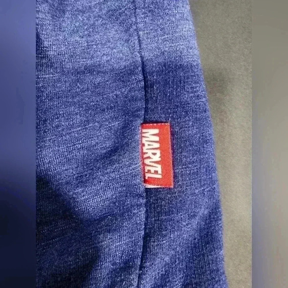 Disney Store Marvel Avengers Blue Full Zip Hoodie Mens Size Small NICE - Picture 12 of 13